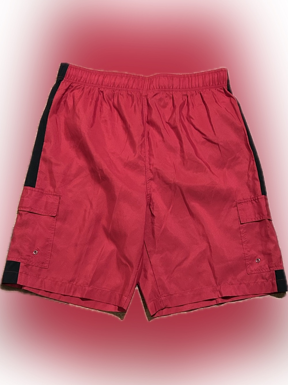 Like New Open Trails XL Men’s Swim Trunks - Red & Black